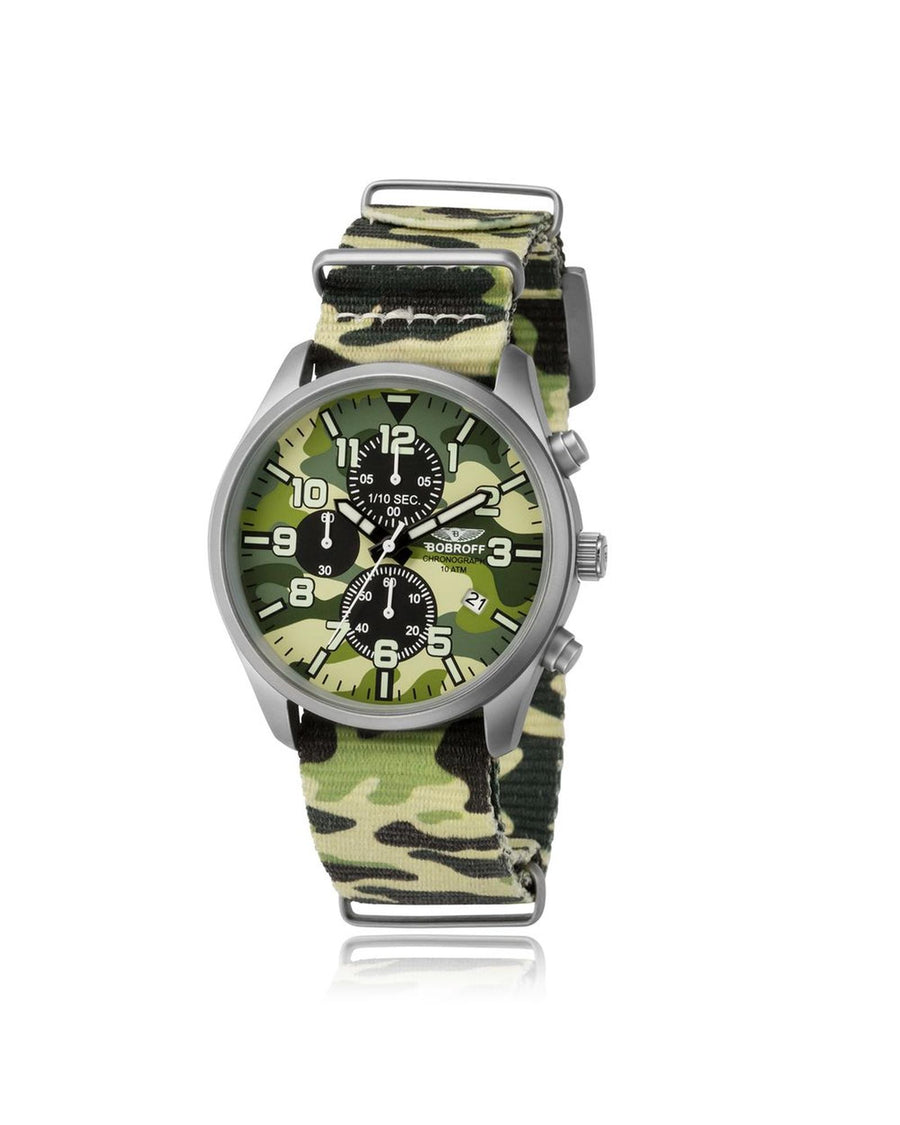 Bobroff Men's Army Nylon Watch - One Size
