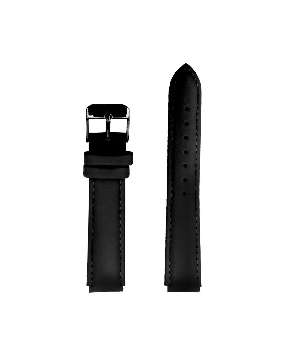 Bobroff Men's Black Leather Watch - One Size