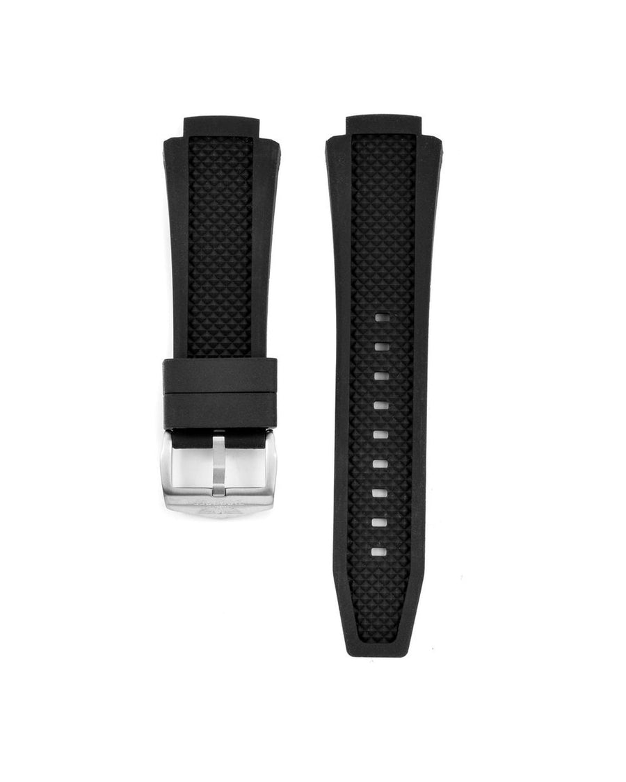 Bobroff Men's Black Silicone Watch - One Size