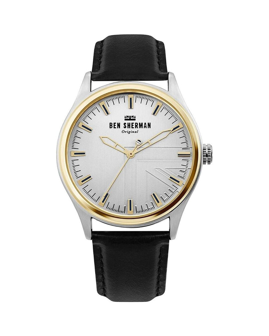 Ben Sherman Men's Black Leather Watch - One Size