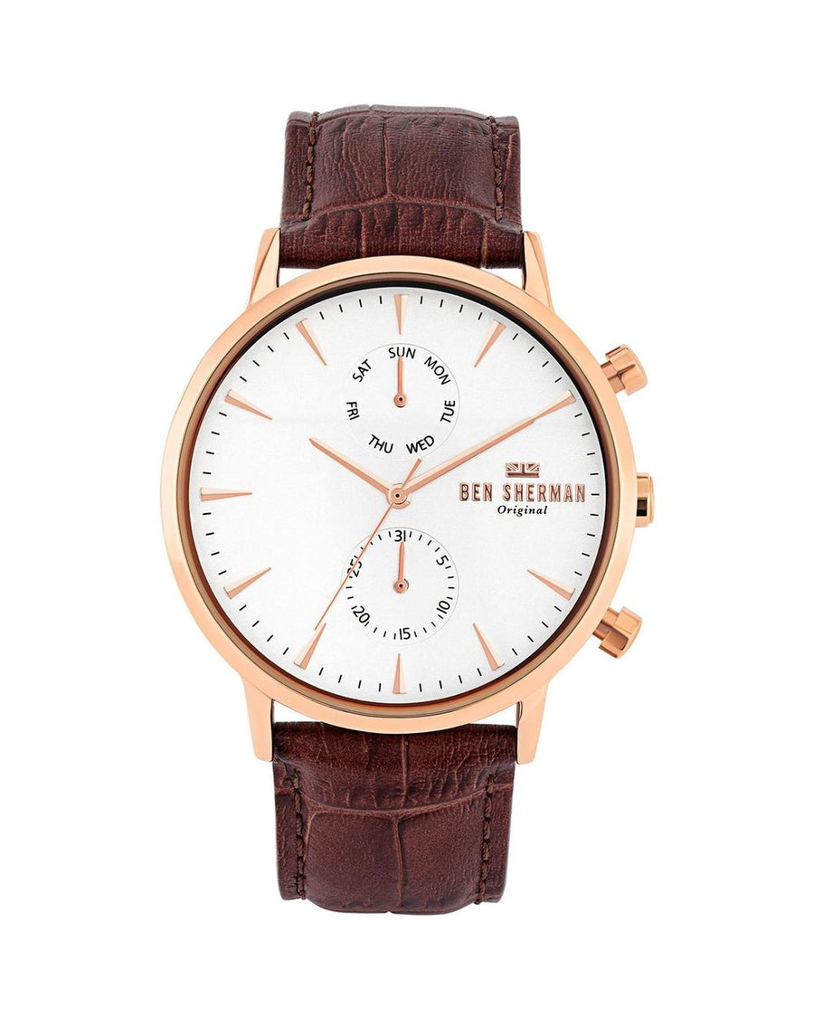 Ben Sherman Men's Brown Leather Watch - One Size