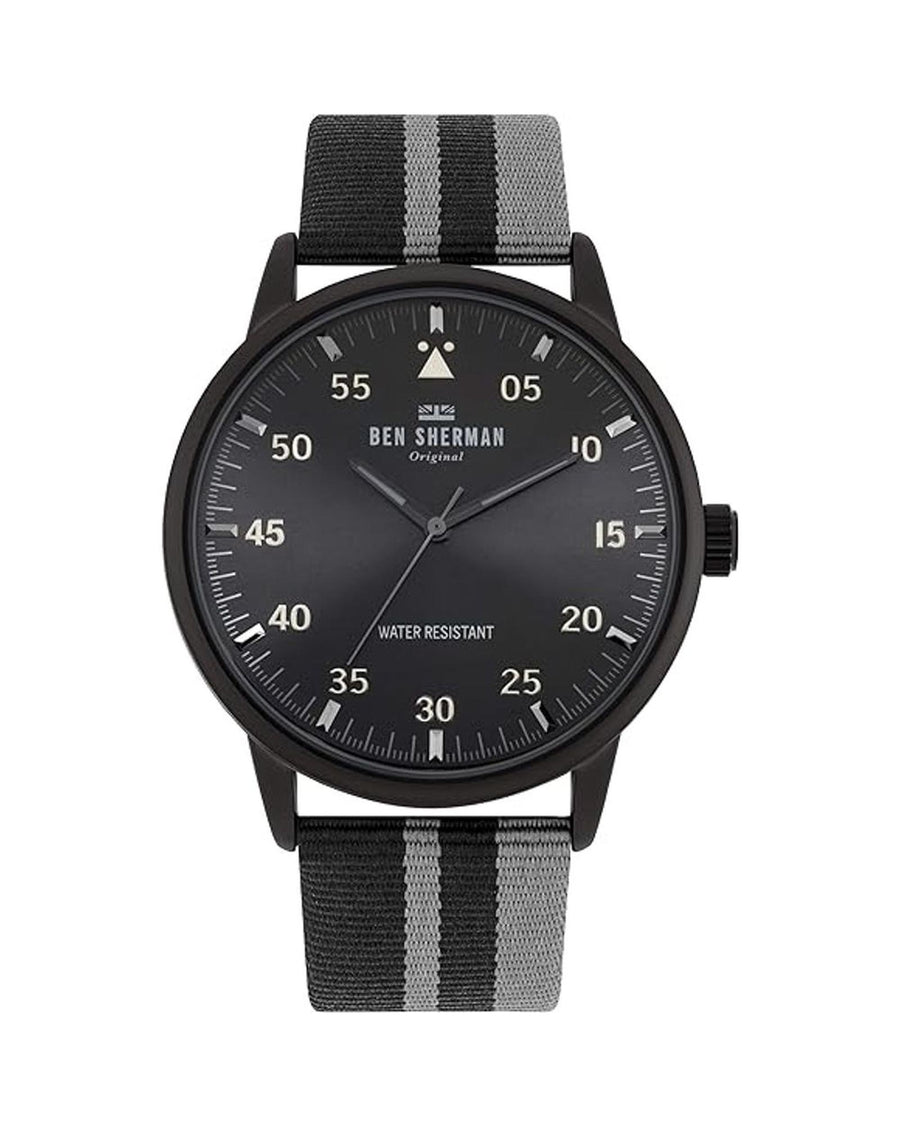 Ben Sherman Men's Gray Fabric Watch - One Size