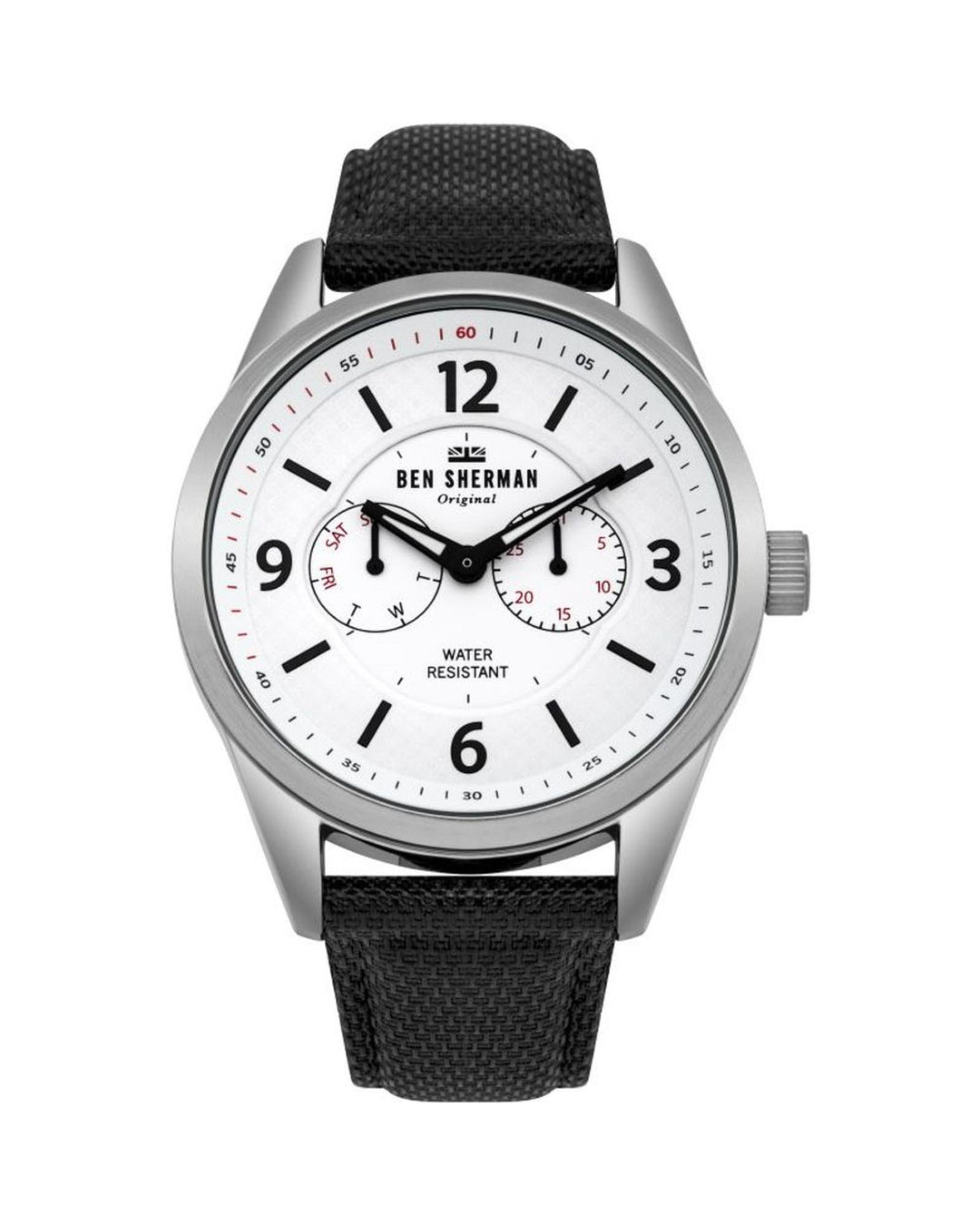 Ben Sherman Men's Black Leather Watch - One Size