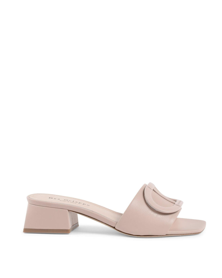 Logo Leather Mule Sandals - 35 EU