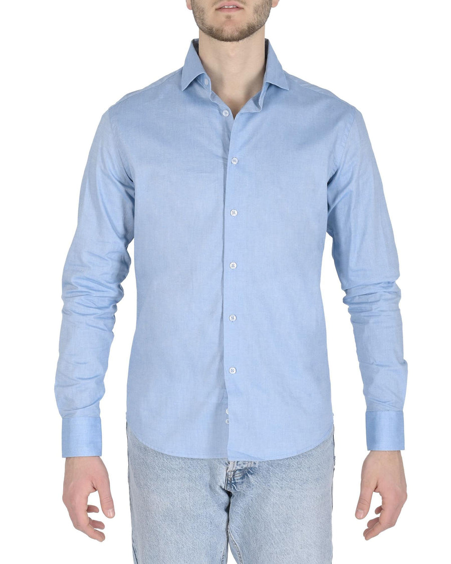 Light Blue Cotton Shirt - 41 EU