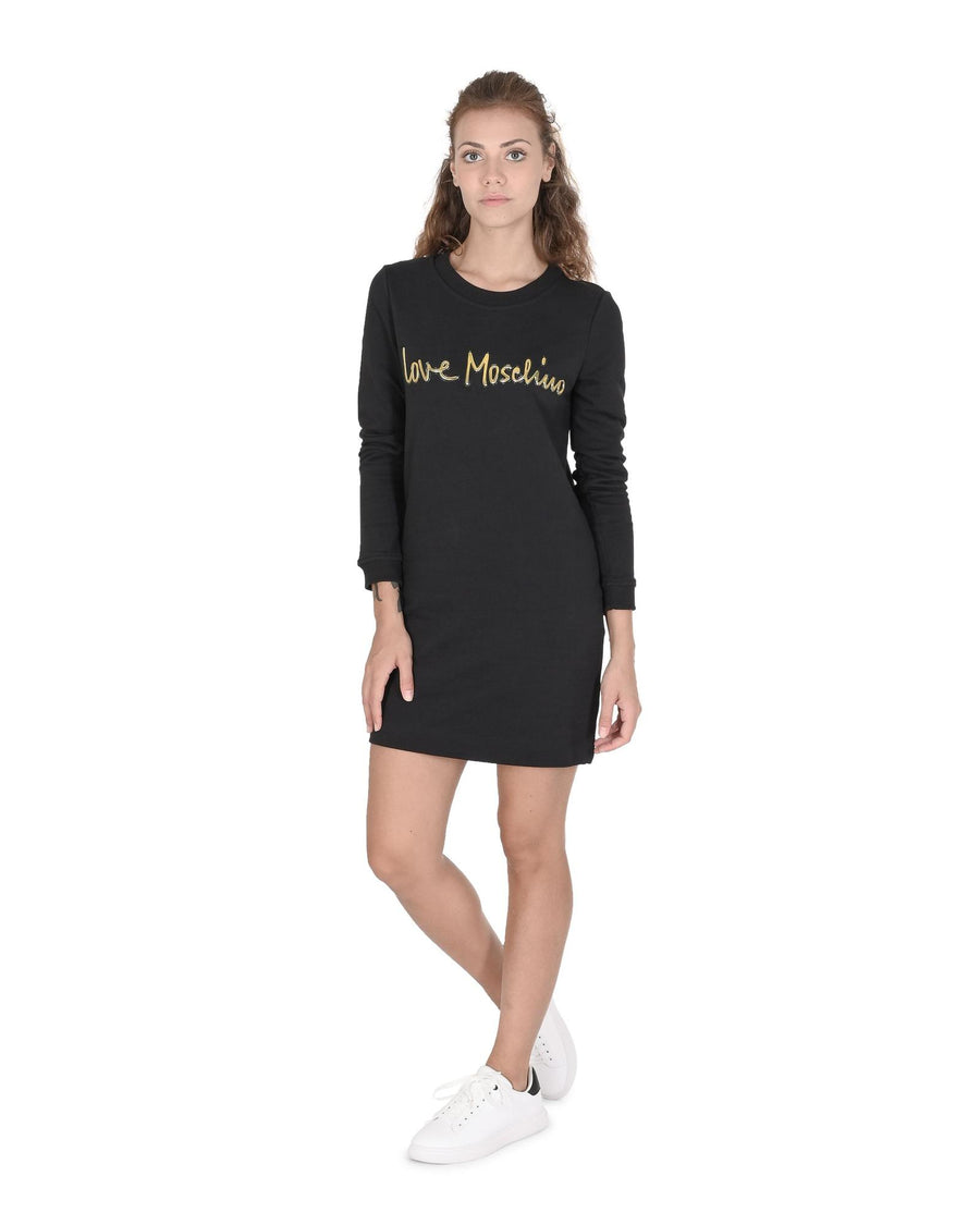 Long Sleeve Sweatshirt Dress - 42 IT