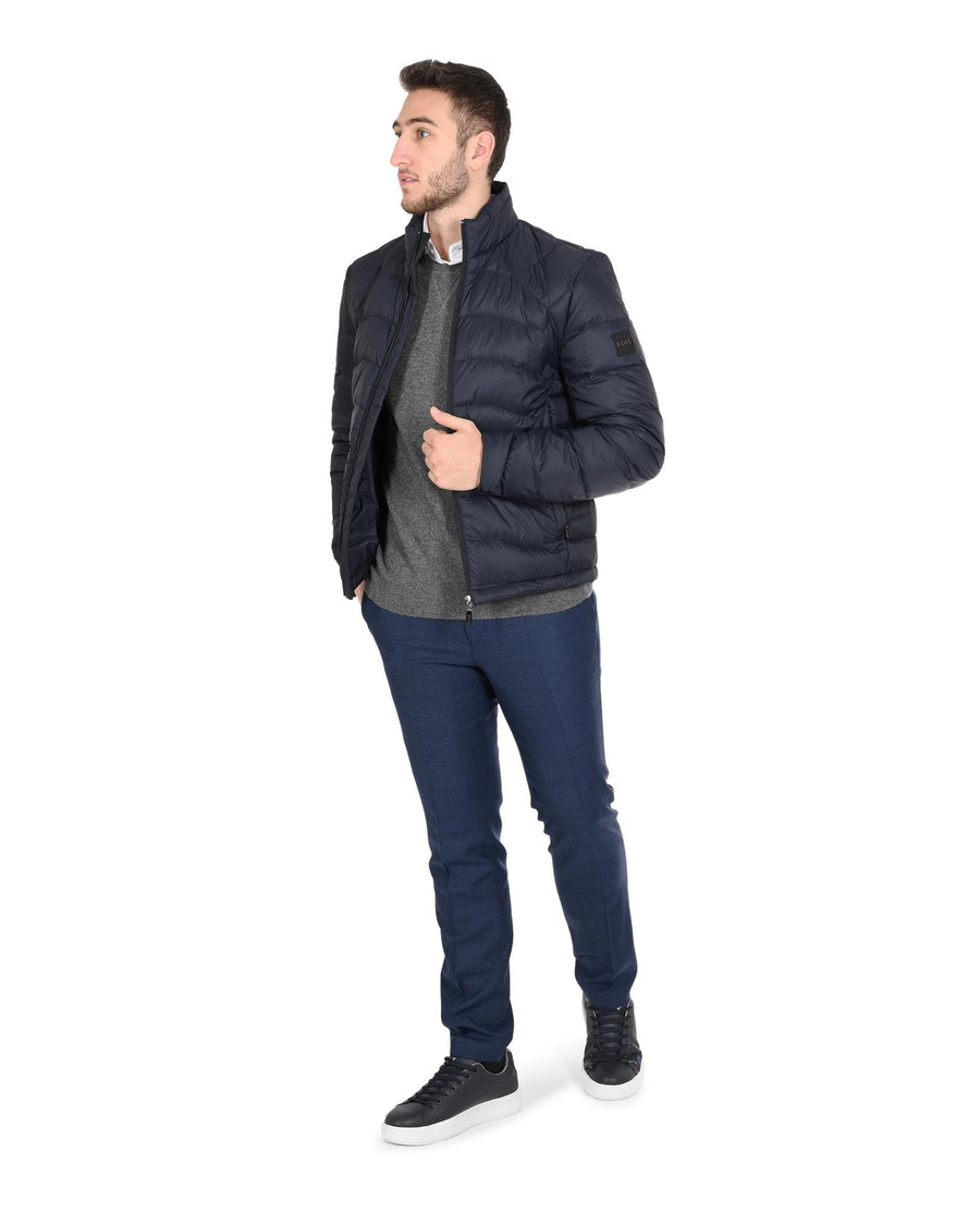 Hugo Boss Men's Dark Blue Polyamide Outerwear in Dark blue - XL