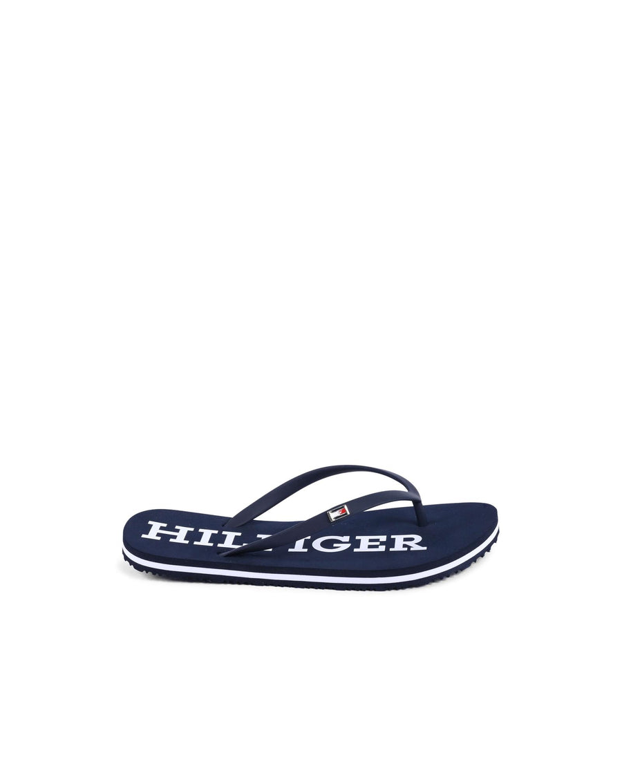 Hilfiger Logo Flip Flops Summer Sandals - 41 EU