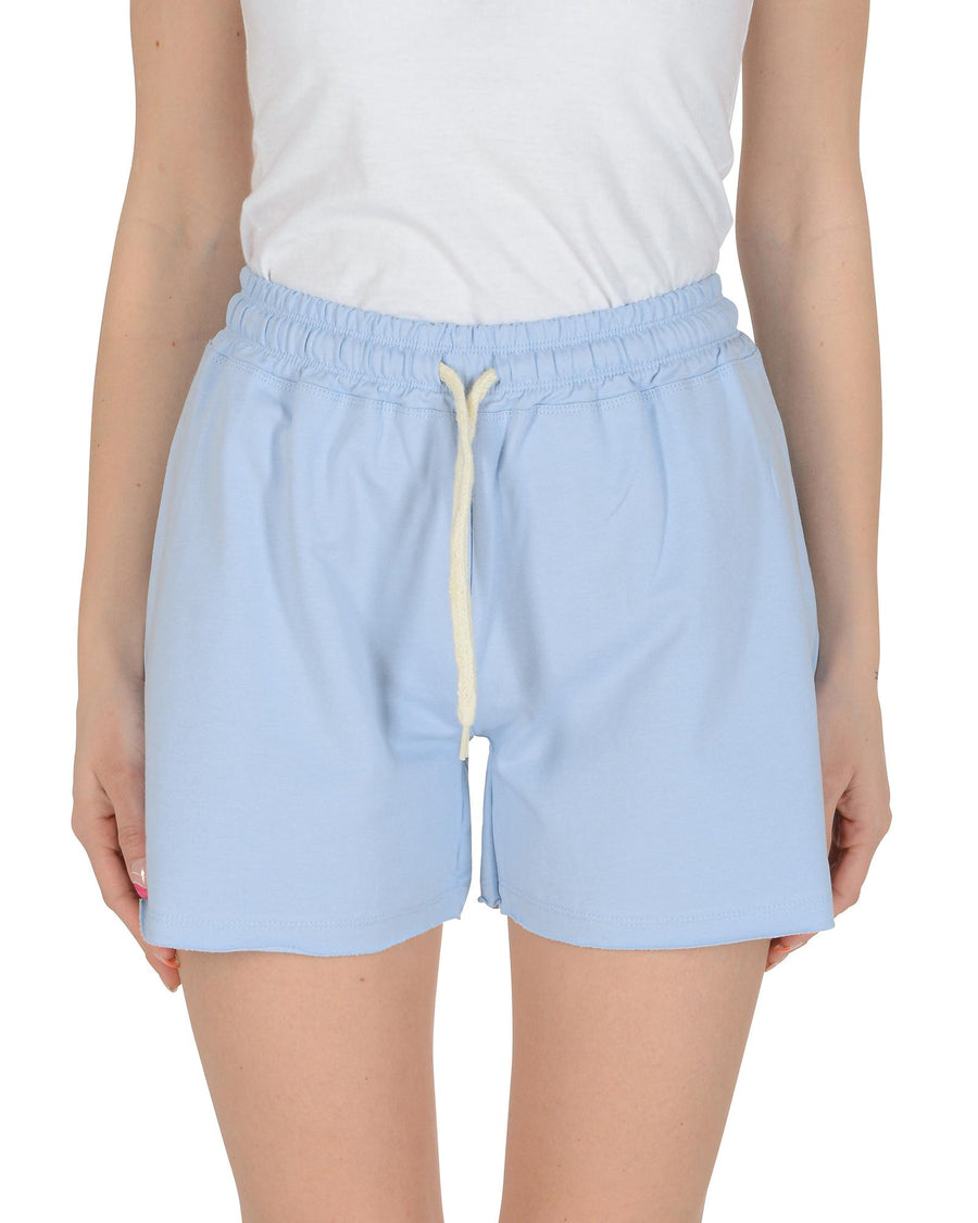 Light Blue Cotton Stretch Pants - M