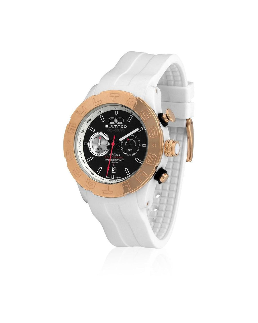 Bultaco Men's White Rubber Watch - One Size