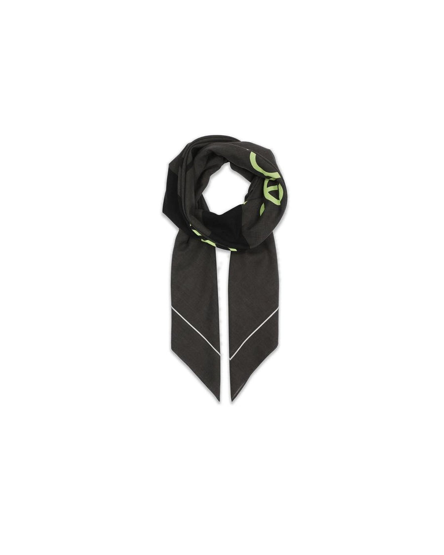 Calvin Klein Women's Black Organic Cotton Scarf - One Size