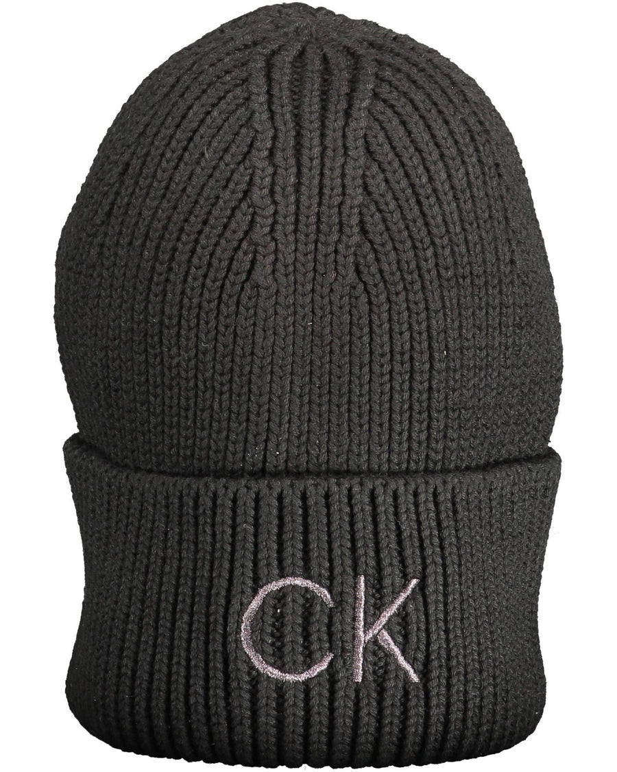 Calvin Klein Women's Black Cotton Hat - One Size