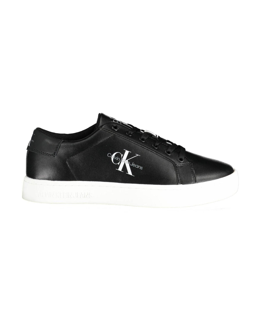 Calvin Klein Men's Black Polyester Sneaker - 46 EU