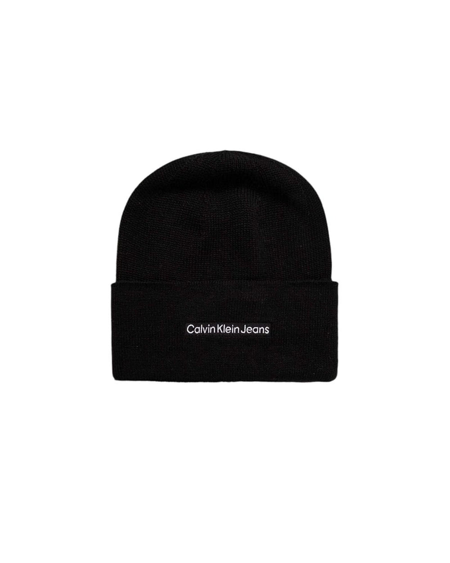 Calvin Klein Jeans Men's Black Cotton Hats & Cap - One Size