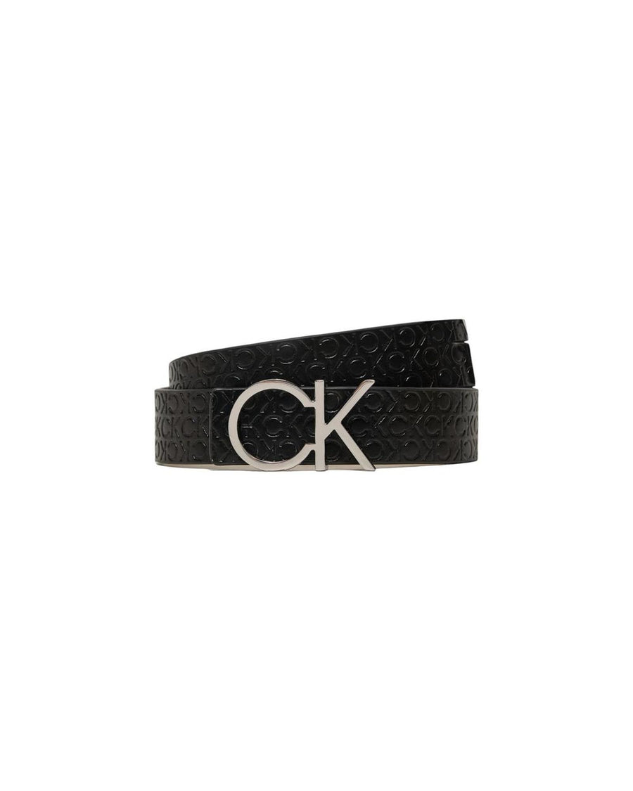 Calvin Klein Women's Black Leather Belt - 80 cm