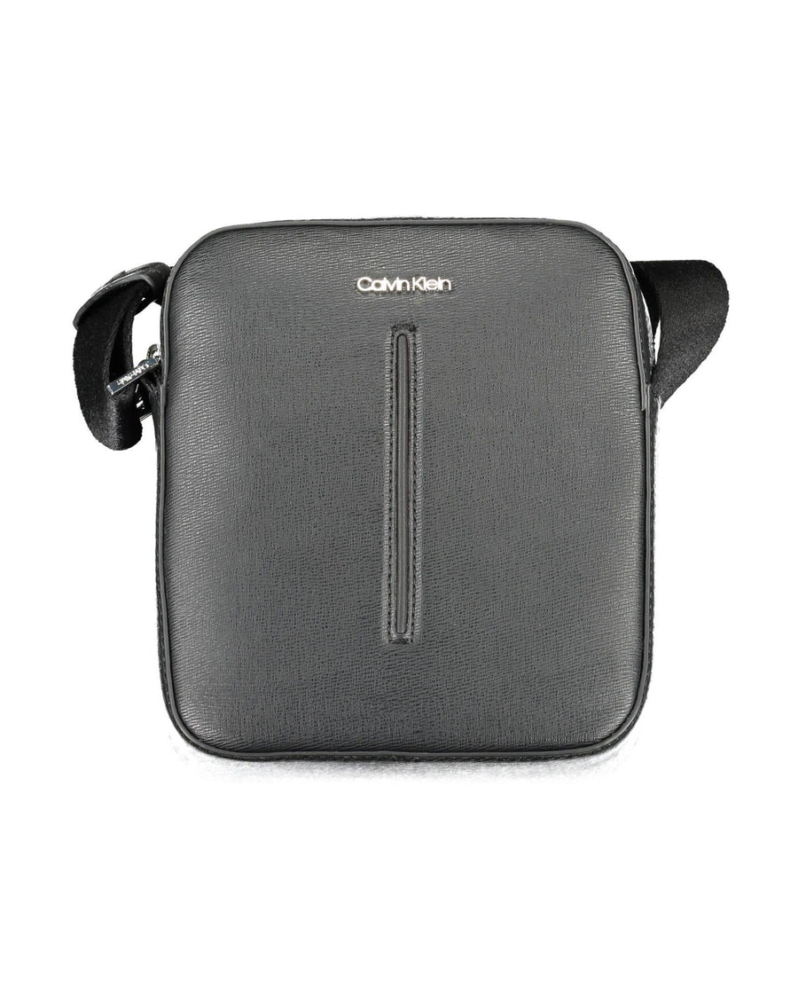 Calvin Klein Men's Black Polyester Shoulder Bag - One Size