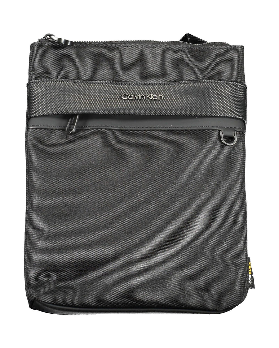 Calvin Klein Men's Black Polyester Shoulder Bag - One Size