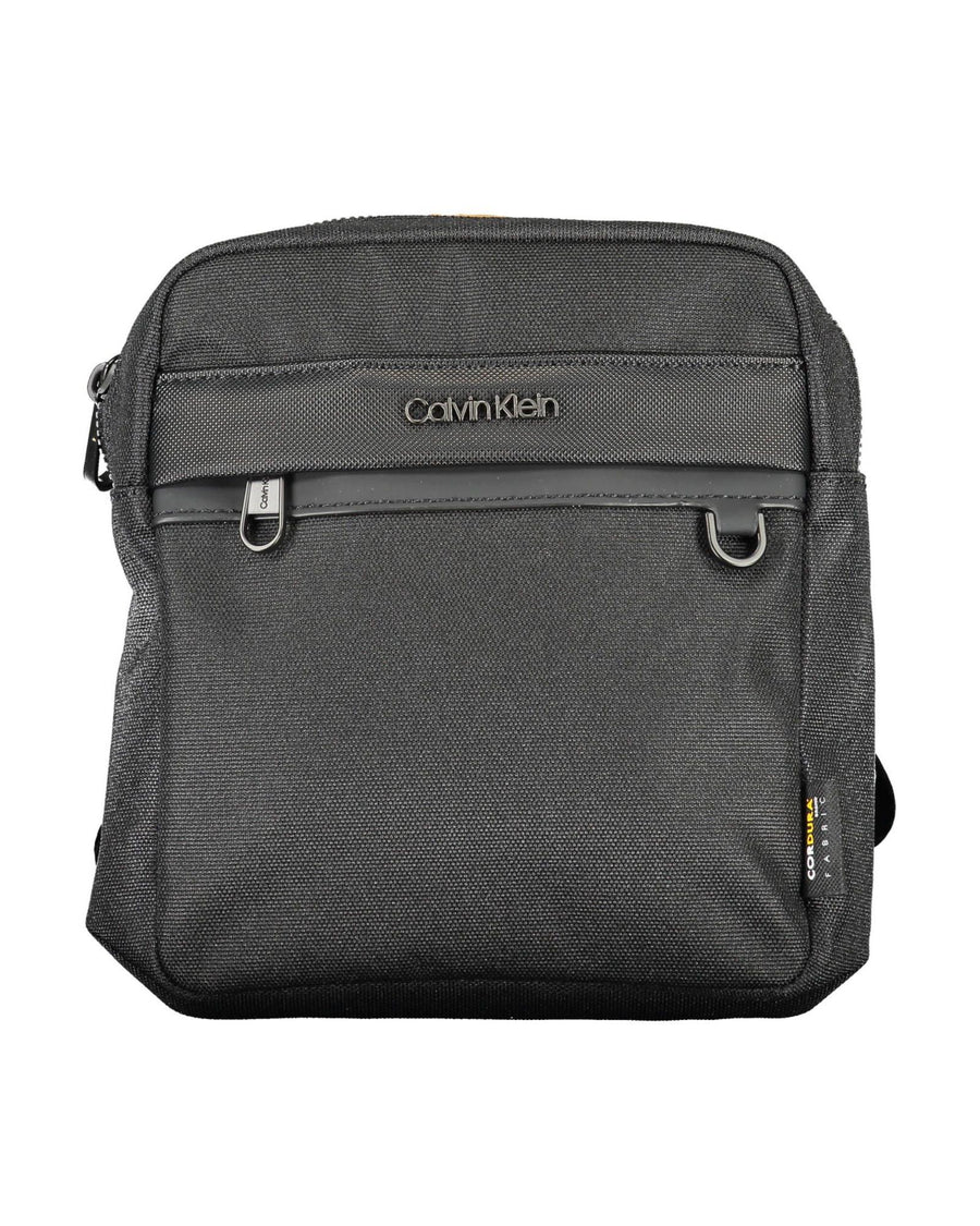 Calvin Klein Men's Black Polyester Shoulder Bag - One Size