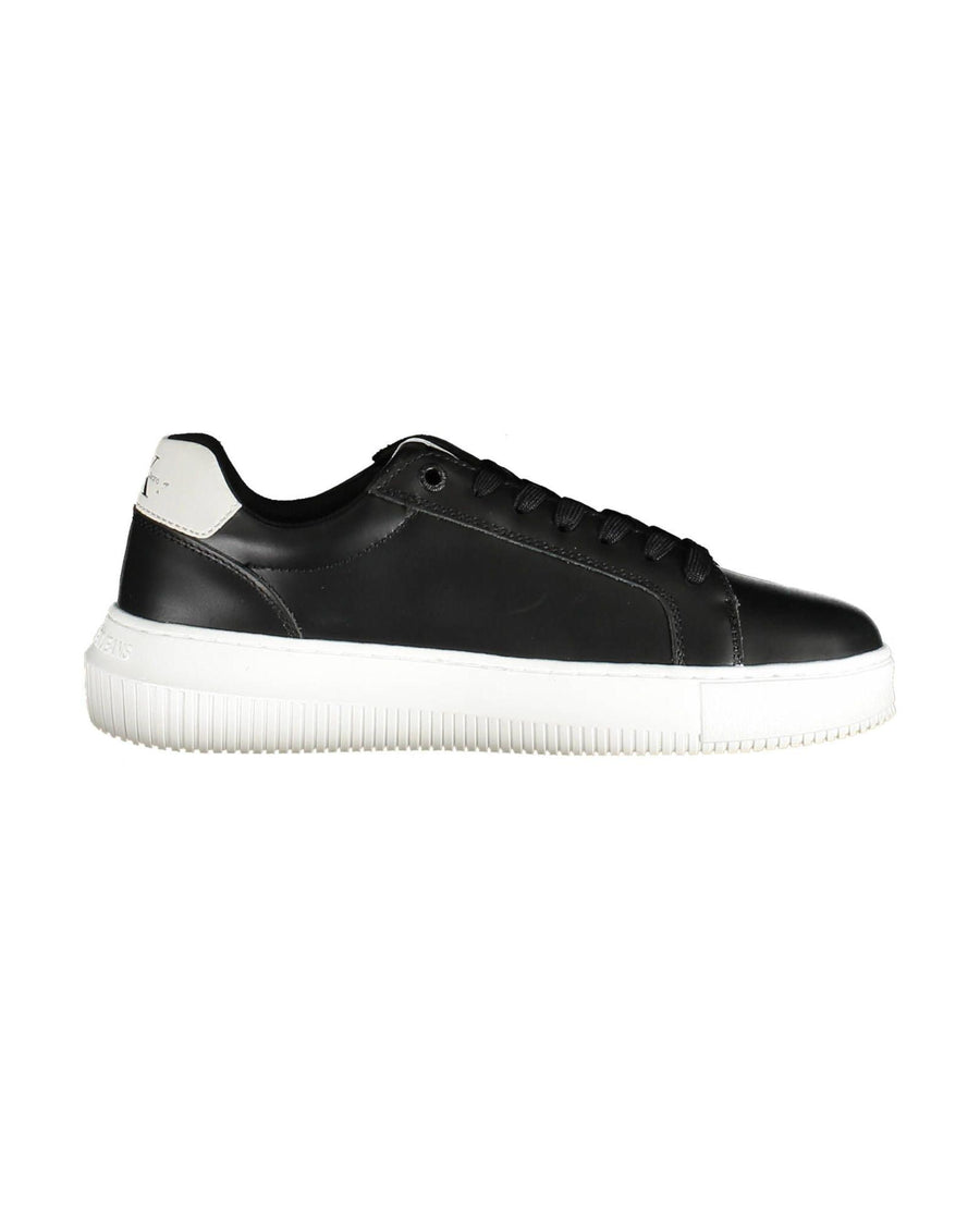 Calvin Klein Women's Black Polyester Sneaker - 36 EU