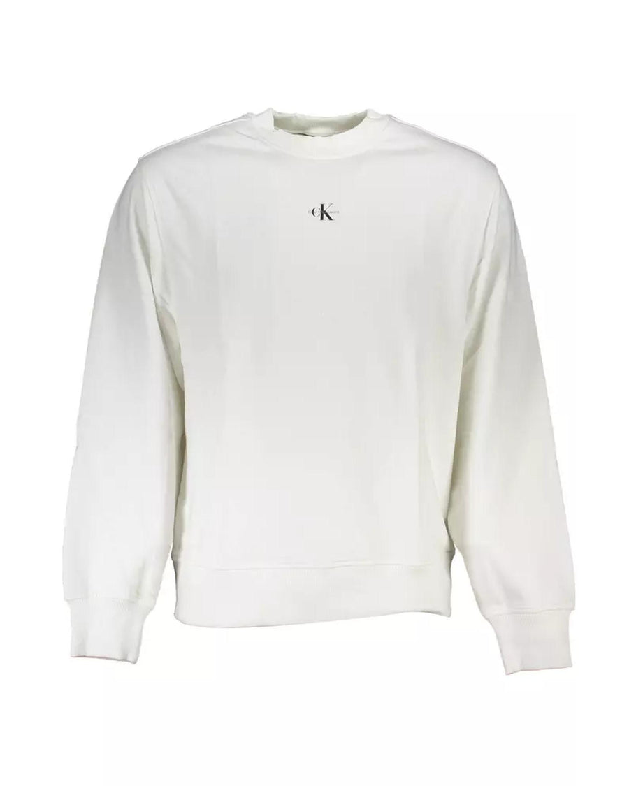 Calvin Klein Men's White Cotton Sweater - L
