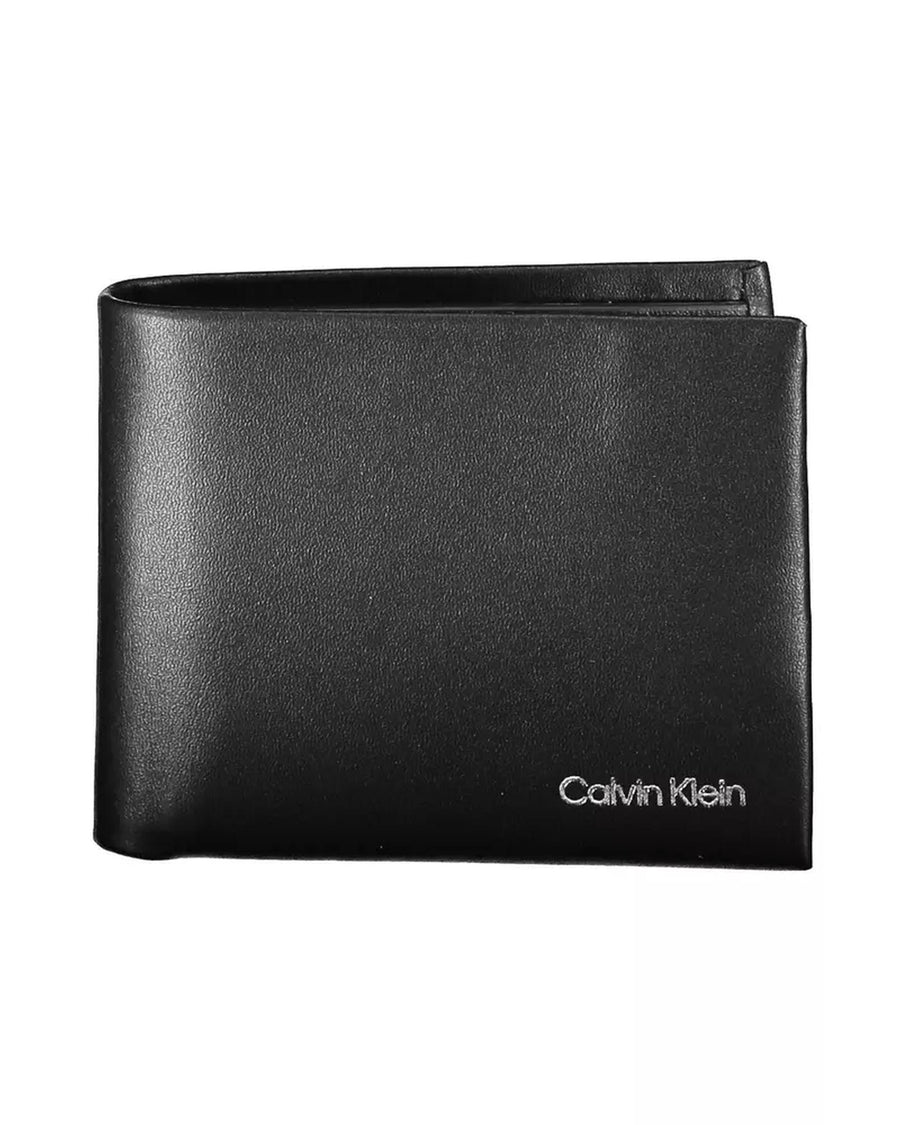 Calvin Klein Men's Black Polyester Wallet - One Size
