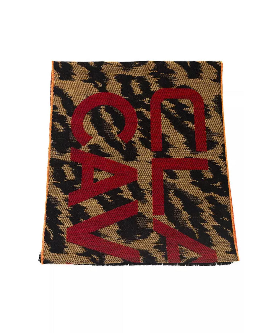 Cavalli Class Men's Exotic Animalier Fantasy Logo Scarf - One Size