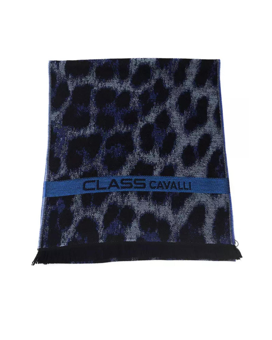 Cavalli Class Men's Animalier Fantasy Logo Luxury Scarf - One Size