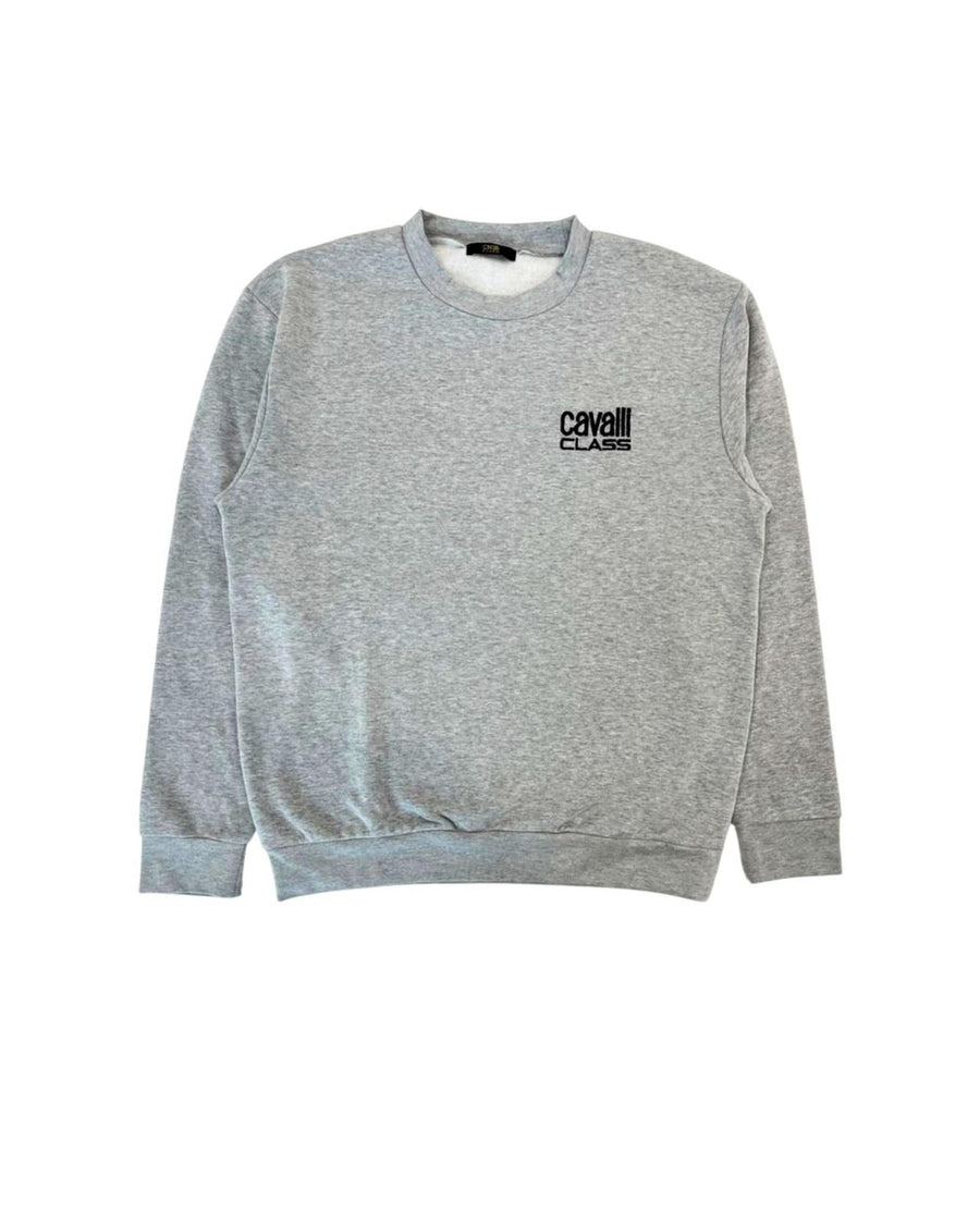 Cavalli Class Men's Gray Polyester Sweater - XS