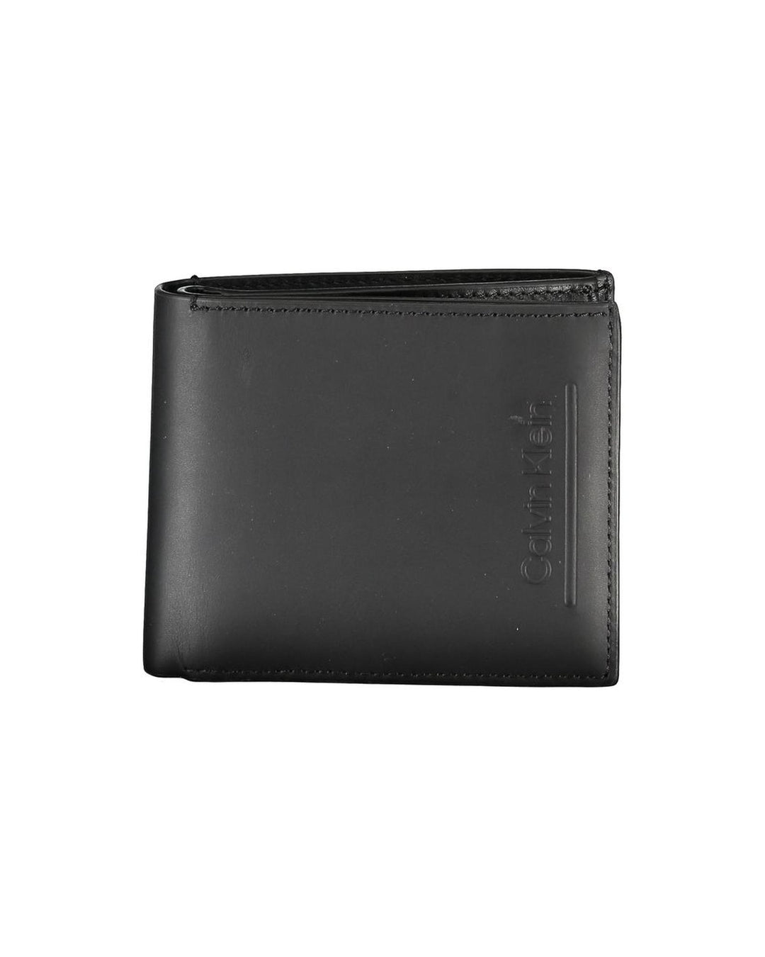 Calvin Klein Men's Black Leather Wallet - One Size