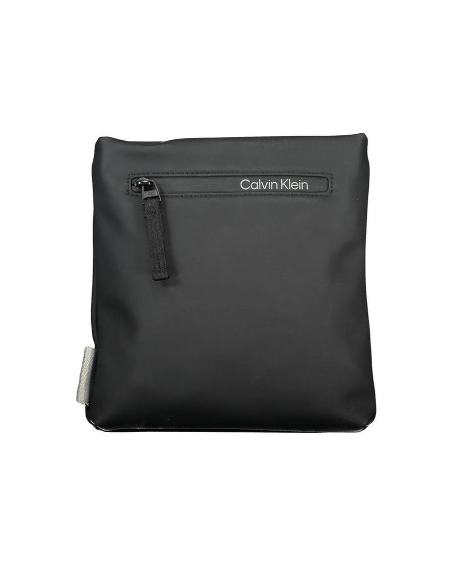 Calvin Klein Men's Black Polyester Shoulder Bag - One Size
