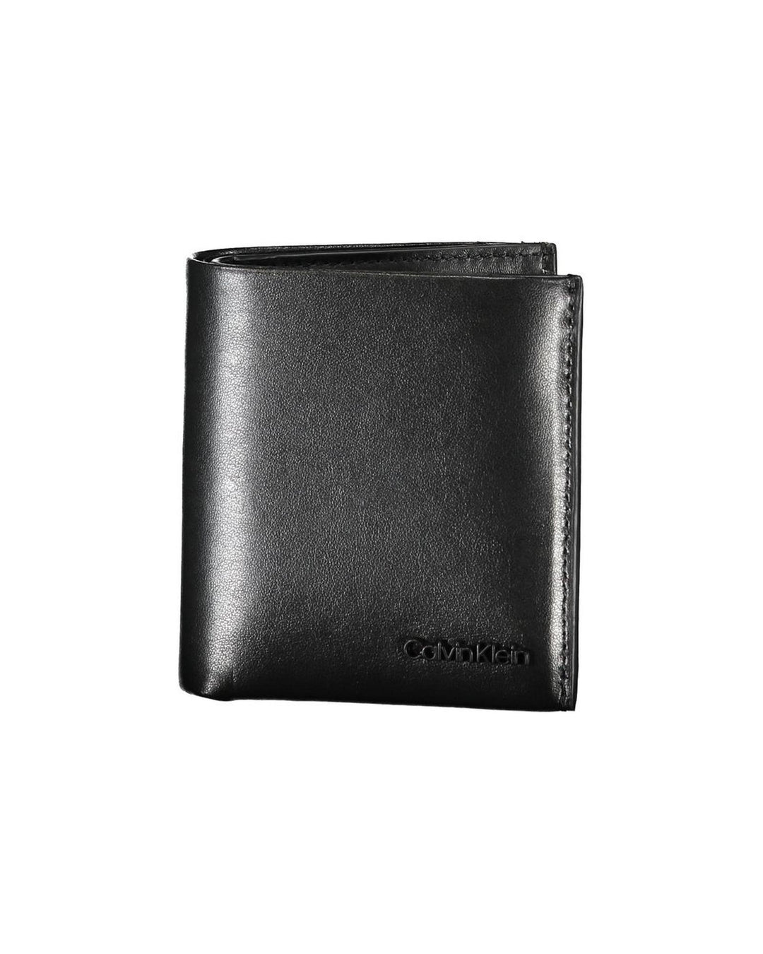 Calvin Klein Men's Black Leather Wallet - One Size