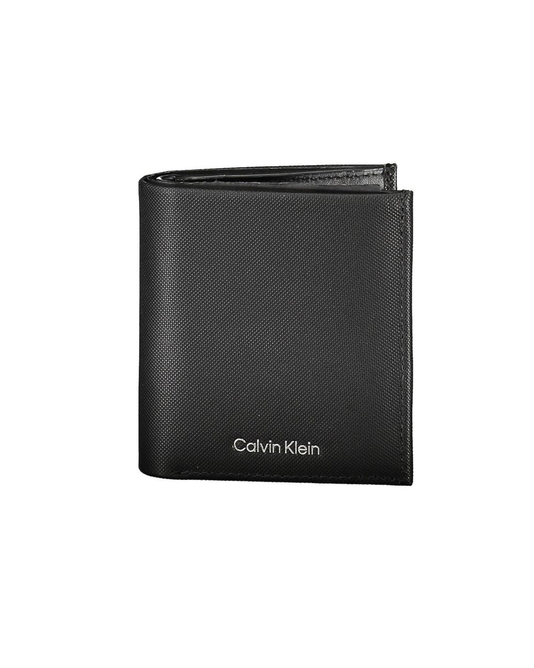 Calvin Klein Men's Black Leather Wallet - One Size
