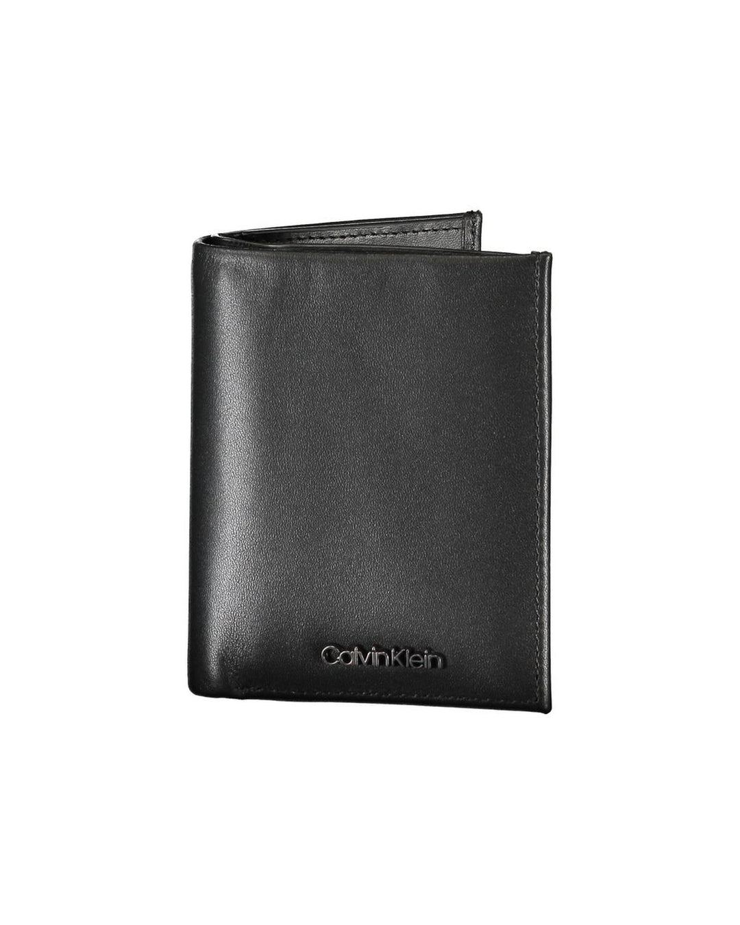 Calvin Klein Men's Black Leather Wallet - One Size