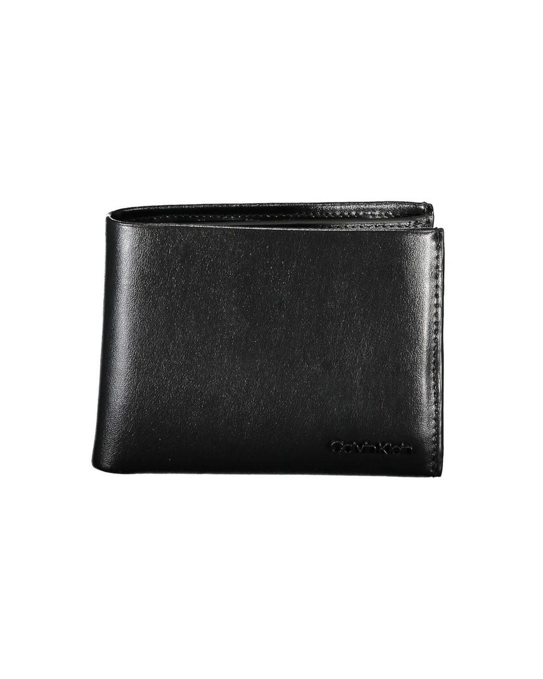 Calvin Klein Men's Black Leather Wallet - One Size