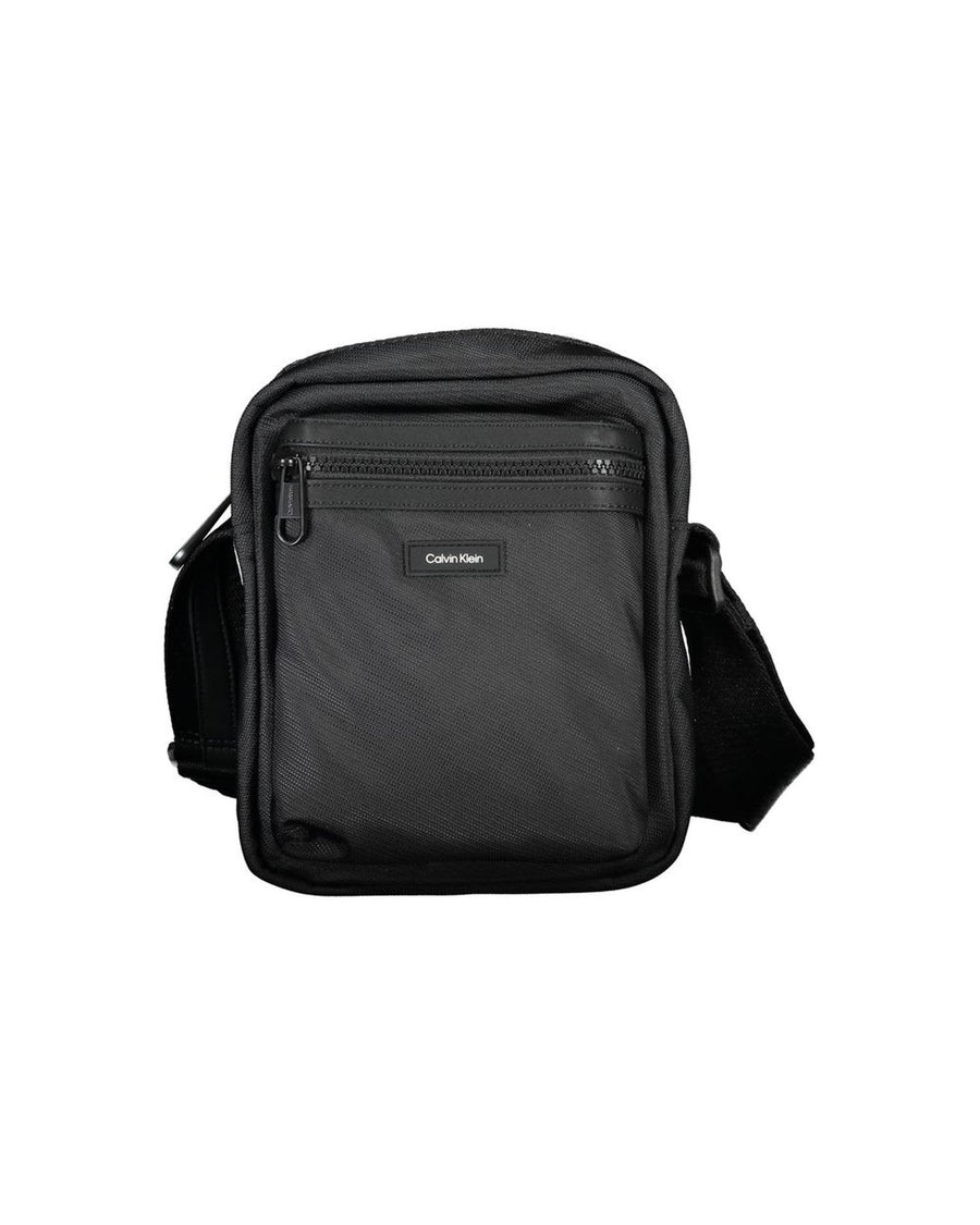 Calvin Klein Men's Black Polyester Shoulder Bag - One Size