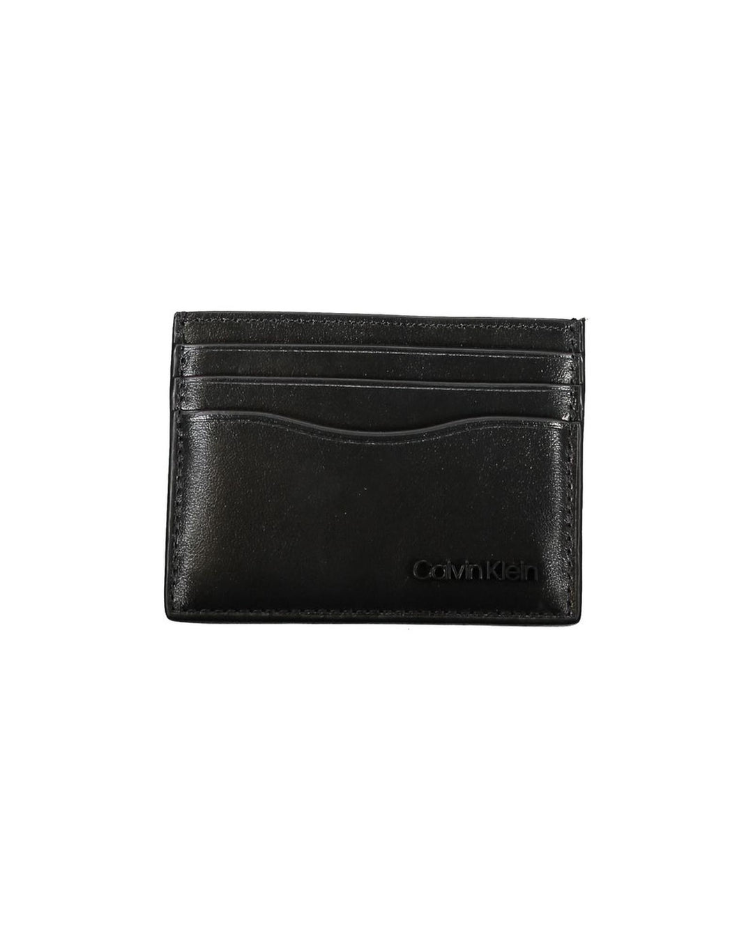 Calvin Klein Men's Black Leather Wallet - One Size