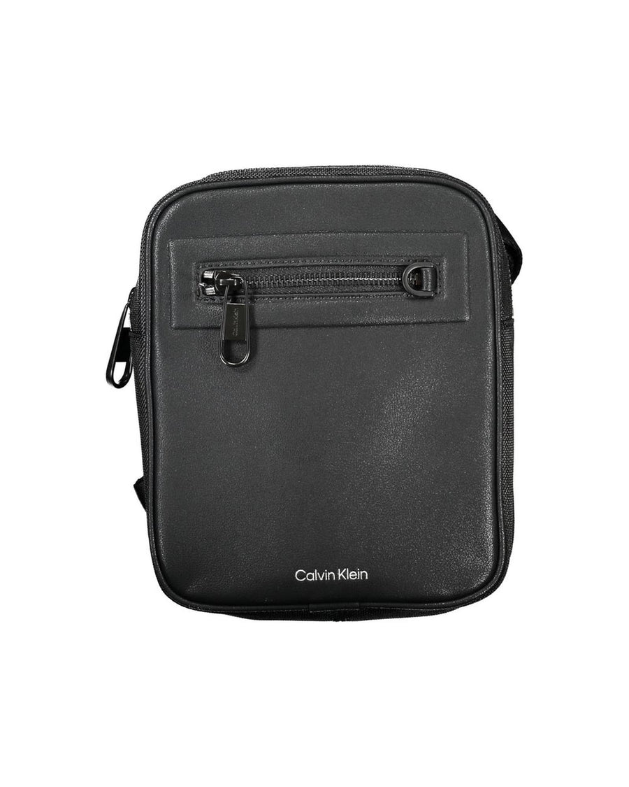 Calvin Klein Men's Black Polyester Shoulder Bag - One Size