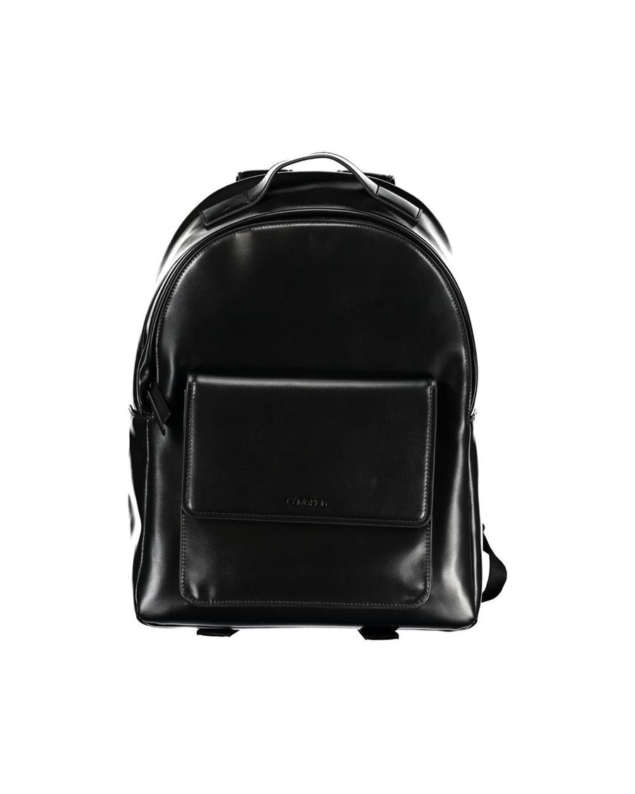 Calvin Klein Men's Black Polyester Backpack - One Size