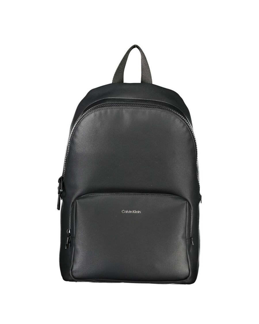 Calvin Klein Men's Black Polyester Backpack - One Size