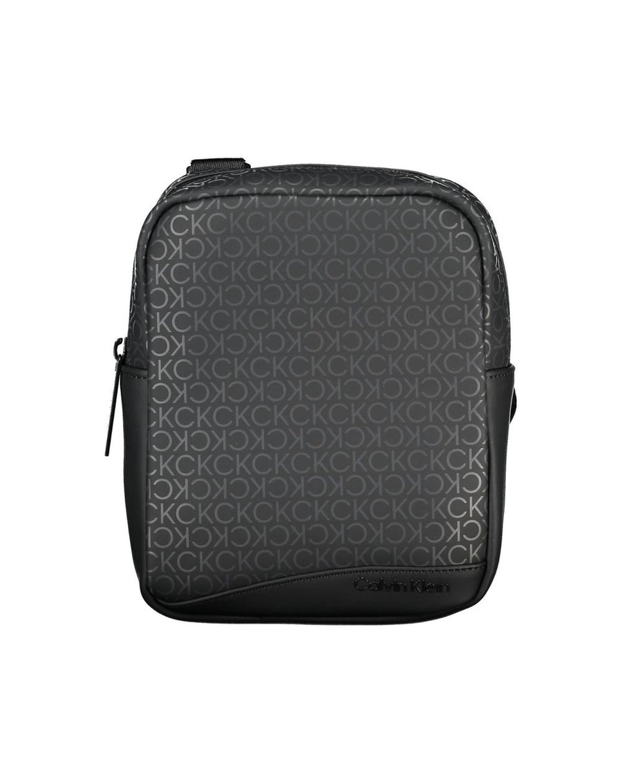 Calvin Klein Men's Black Polyester Shoulder Bag - One Size