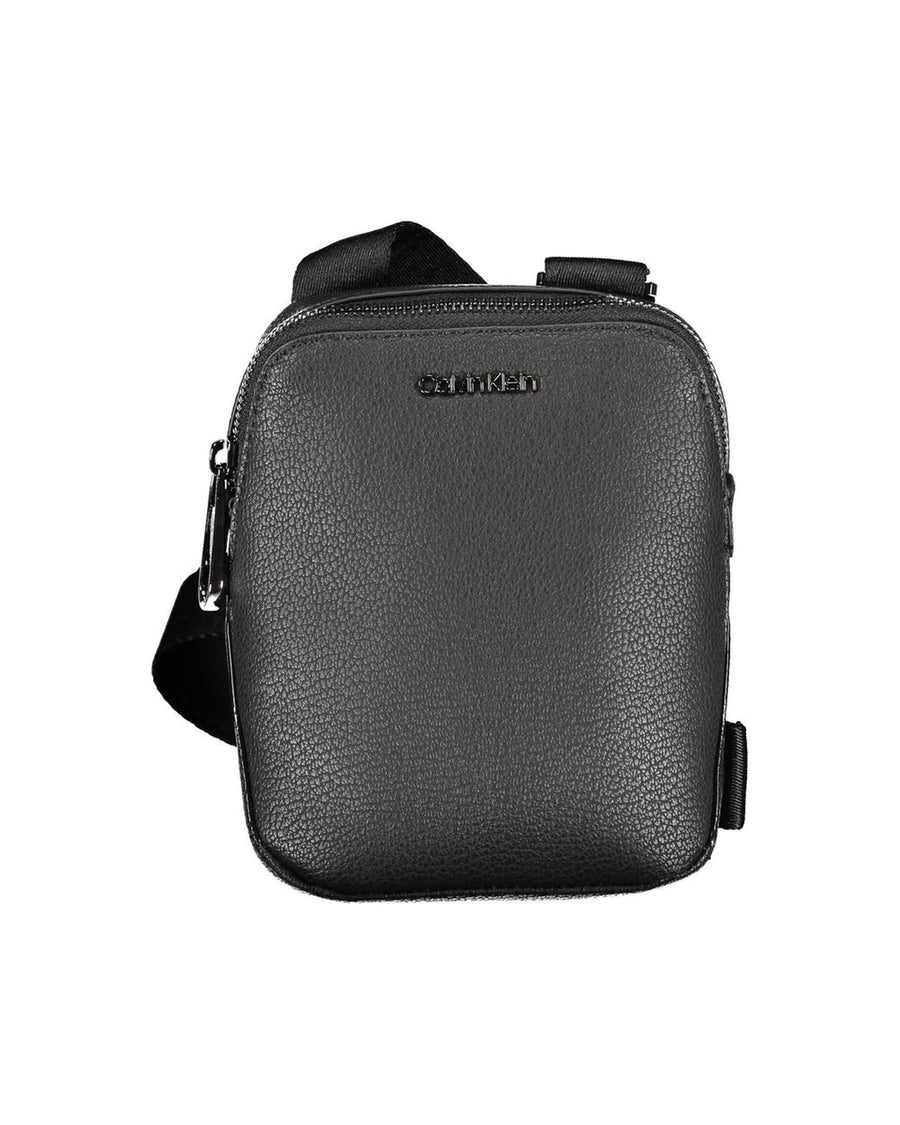 Calvin Klein Men's Black Polyester Shoulder Bag - One Size