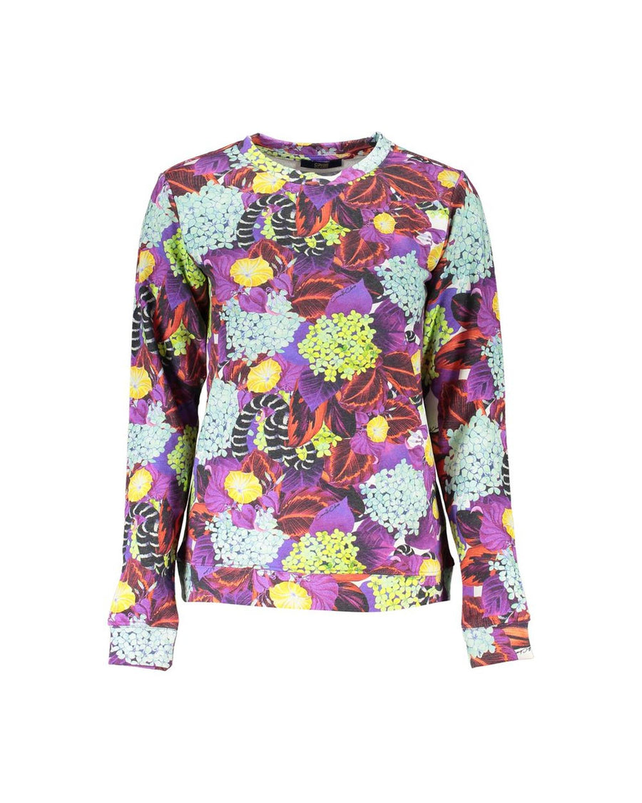 Cavalli Class Women's Purple Cotton Sweater - 2XL