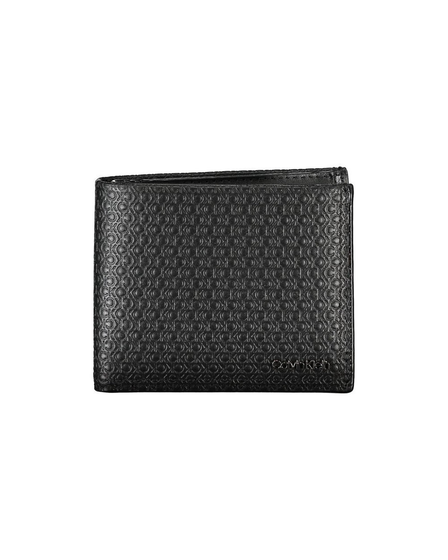 Calvin Klein Men's Black Leather Wallet - One Size