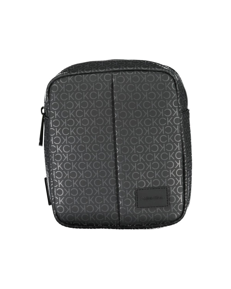 Calvin Klein Men's Black Polyester Shoulder Bag - One Size