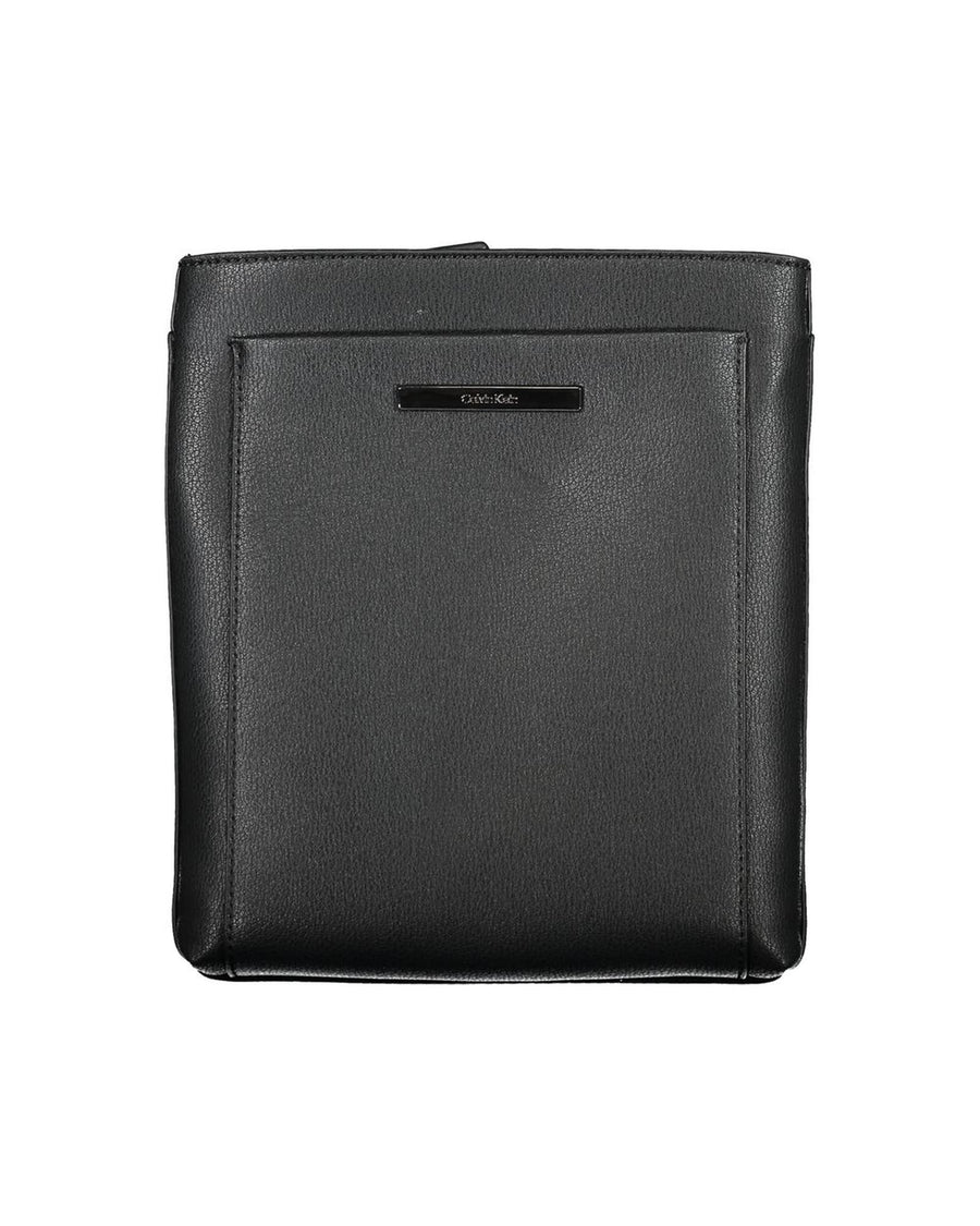 Calvin Klein Men's Black Polyester Shoulder Bag - One Size