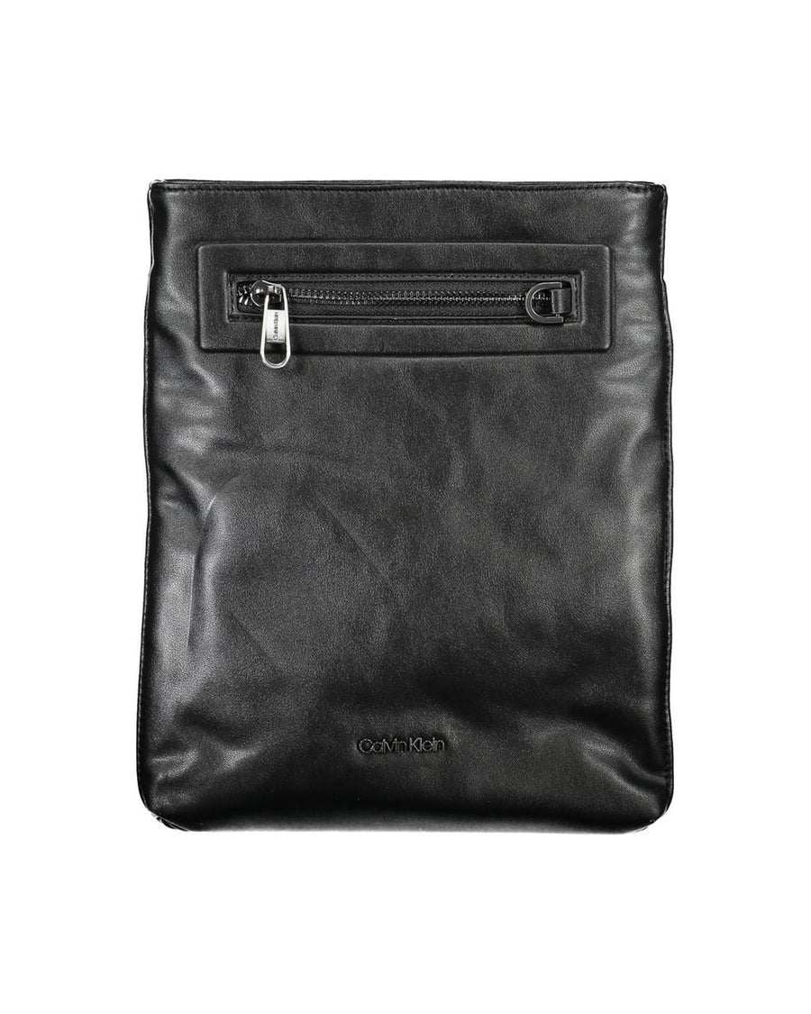 Calvin Klein Men's Black Polyester Shoulder Bag - One Size