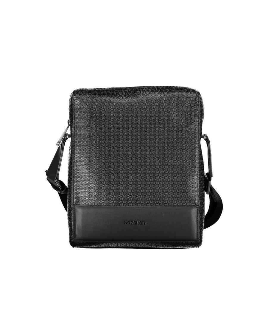 Calvin Klein Men's Black Polyester Shoulder Bag - One Size