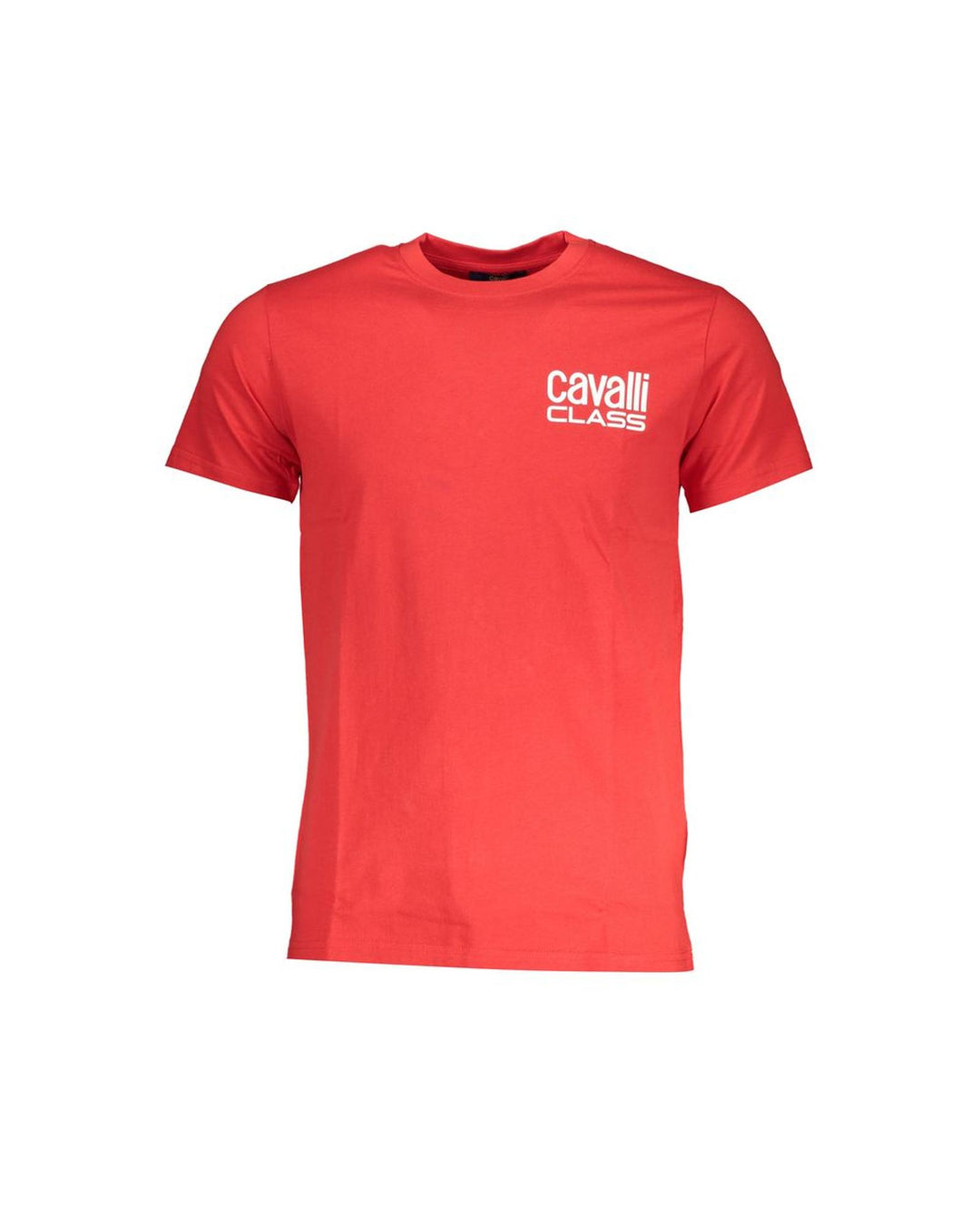 Cavalli Class Men's Red Cotton T-Shirt - 2XL