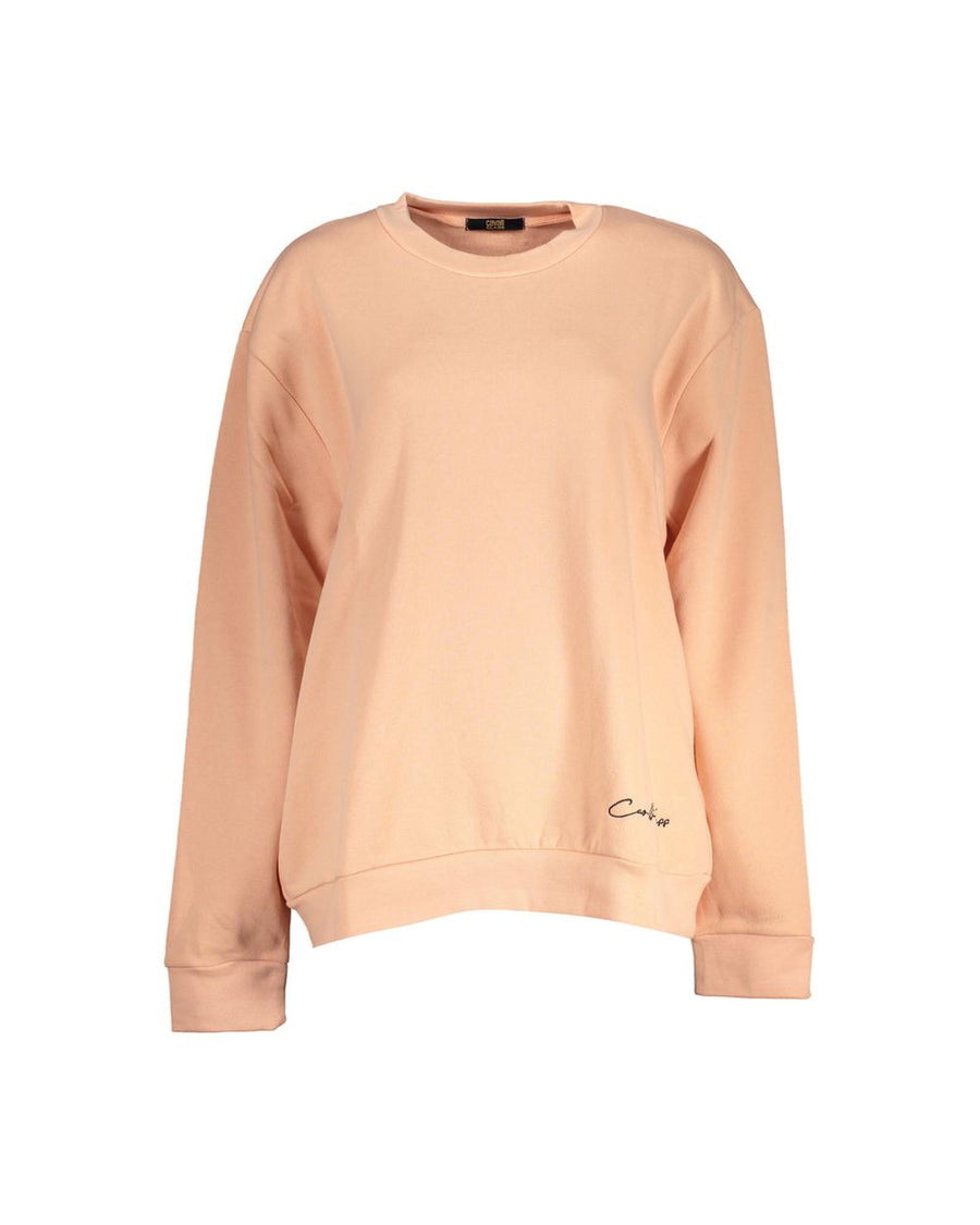 Cavalli Class Women's Pink Cotton Sweater - XL