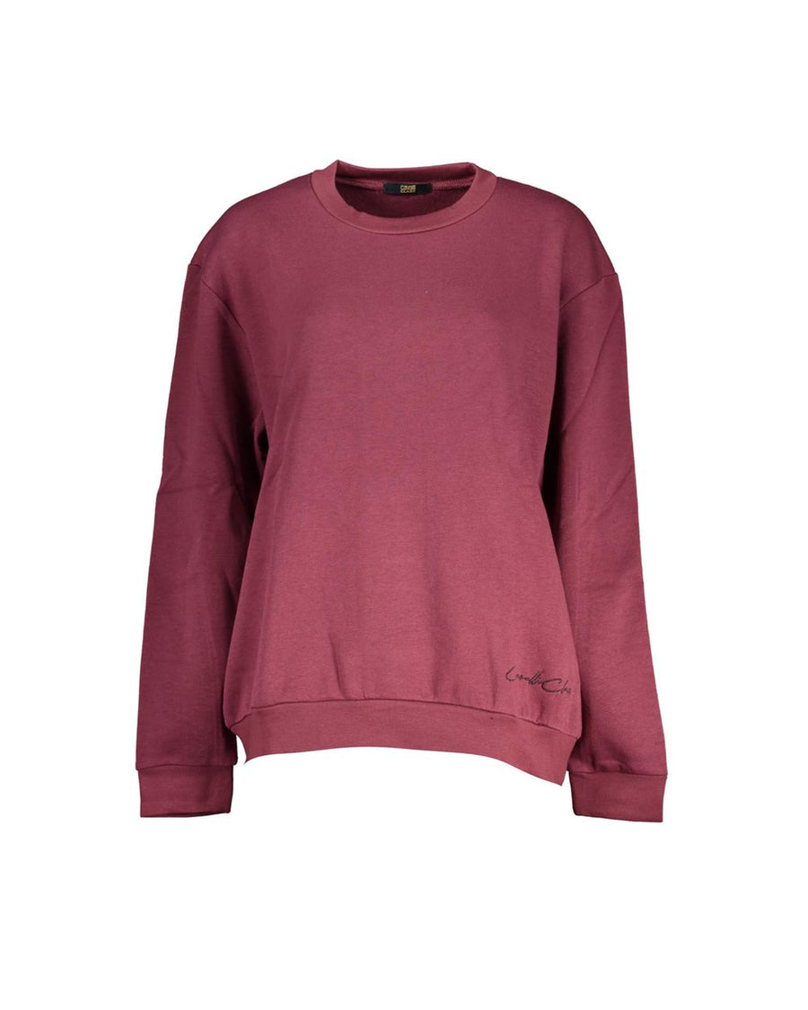 Cavalli Class Women's Purple Cotton Sweater - M